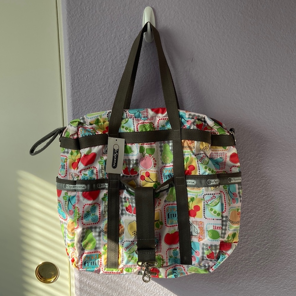 NWT LeSportsac Allie Farmers Market Tote Bag